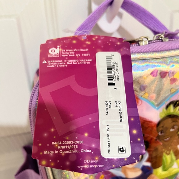 ✨Disney Princess✨Girl Vibes✨Kids Insulated Reusable Lunch Bag✨ - Picture 12 of 12